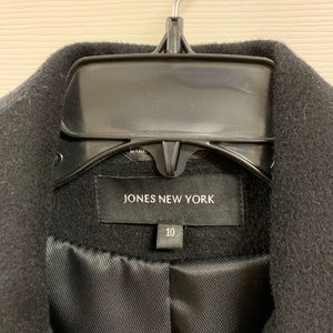 Black, size 10, Jones New York coat.